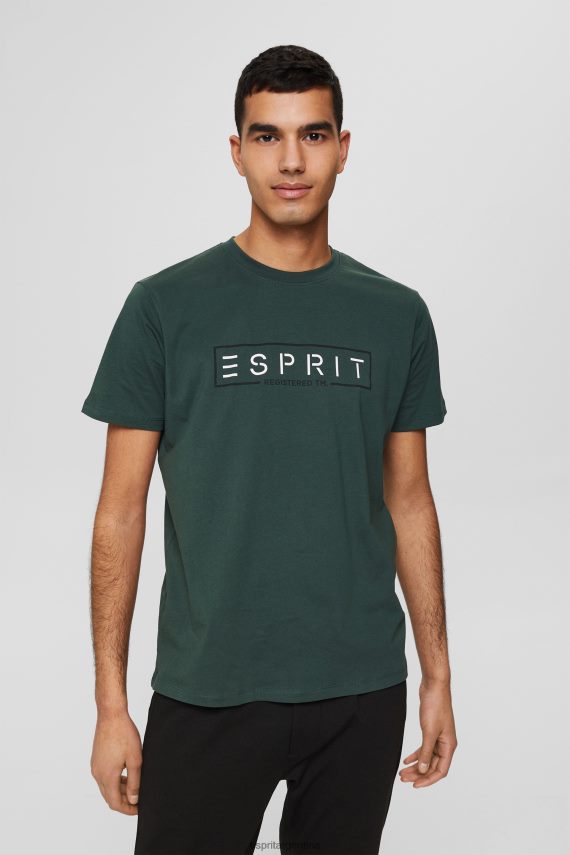 camisetas Arkansas Esprit hombres camiseta con logo 100 algodon azul verdoso X6ZVD2734 X6ZVD2734 Argentina Esprit faldas de alta calidad Encuentra tus piezas favoritas en nuestra tienda