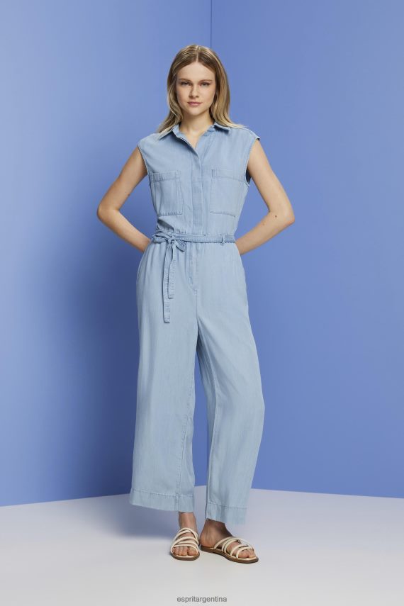 traje Arkansas Esprit mujer mono largo con aspecto vaquero tencel lavado azul claro X6ZVD292 X6ZVD292 Argentina Esprit faldas de alta calidad Encuentra tus piezas favoritas en nuestra tienda